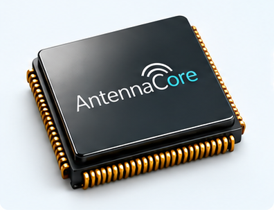 Concept illustration of a beamsteering chip