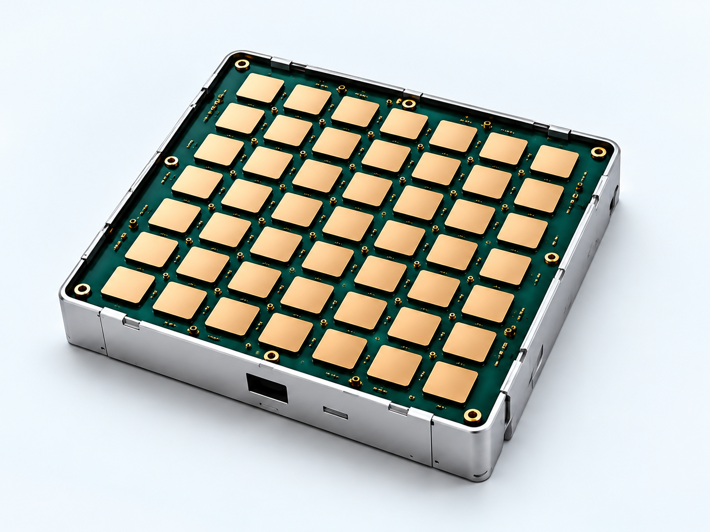 Concept illustration of a larger multi-element phased array antenna